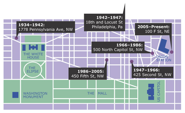 SEC Location Map