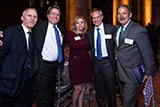85th SEC Anniversary - Susan Markel (center), Michael Maloney (2nd from right), Charles Clarke (right)