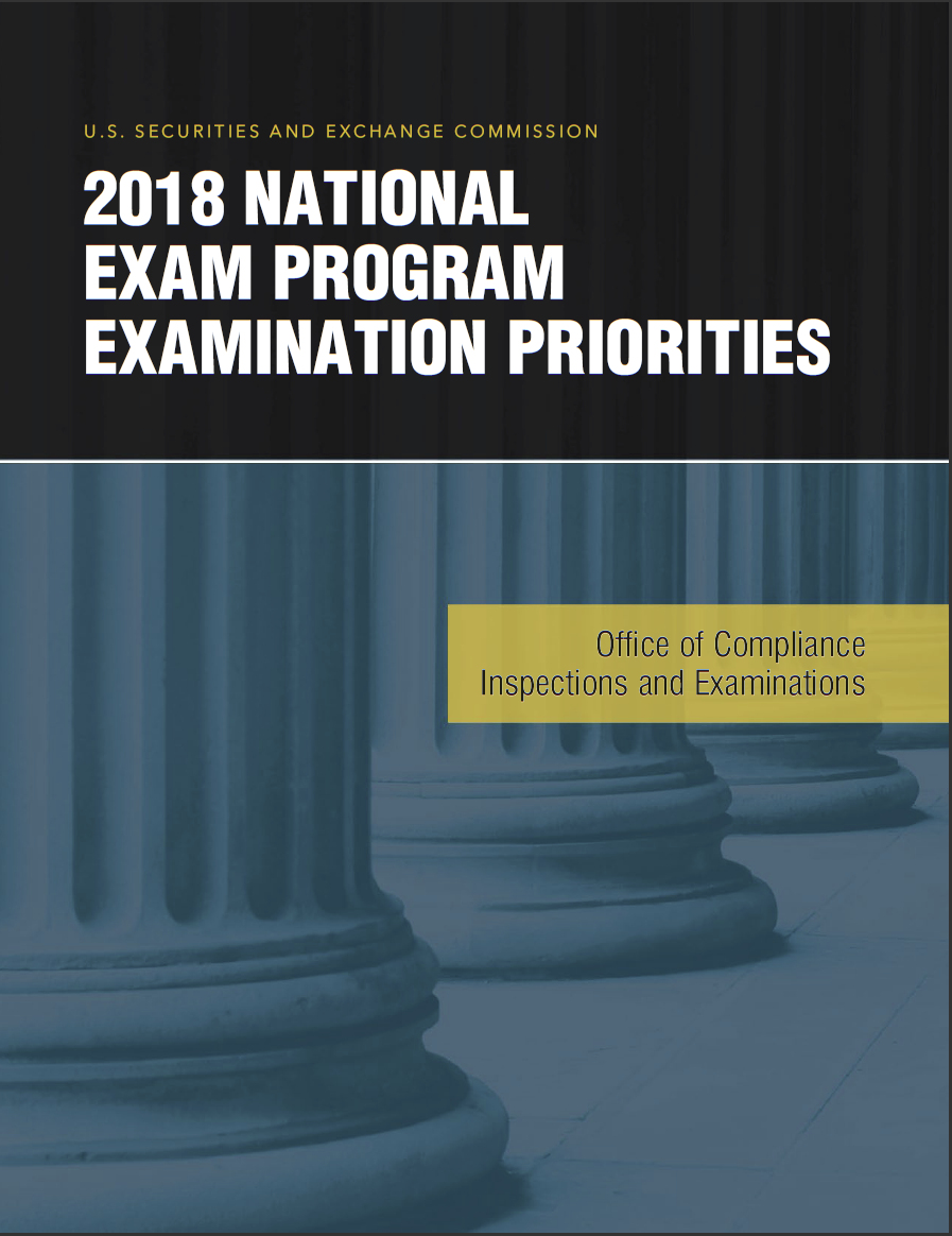 2018 National Exam Program examination priorities